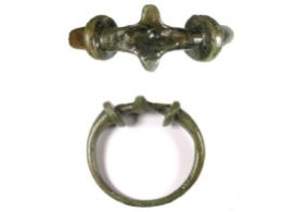 Cast copper-alloy late Iron Age to early Roman plain terret ring.